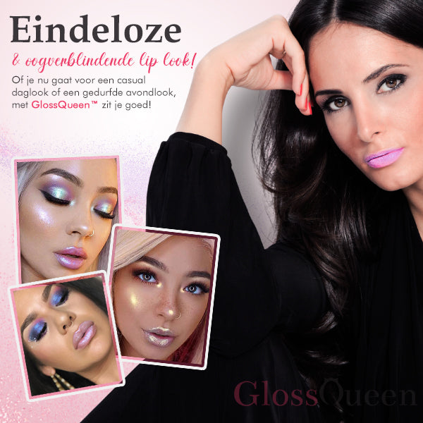 GlossQueen™ Holografische Glitter Lipgloss