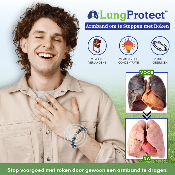 LungProtect™ Armband om te Stoppen met Roken