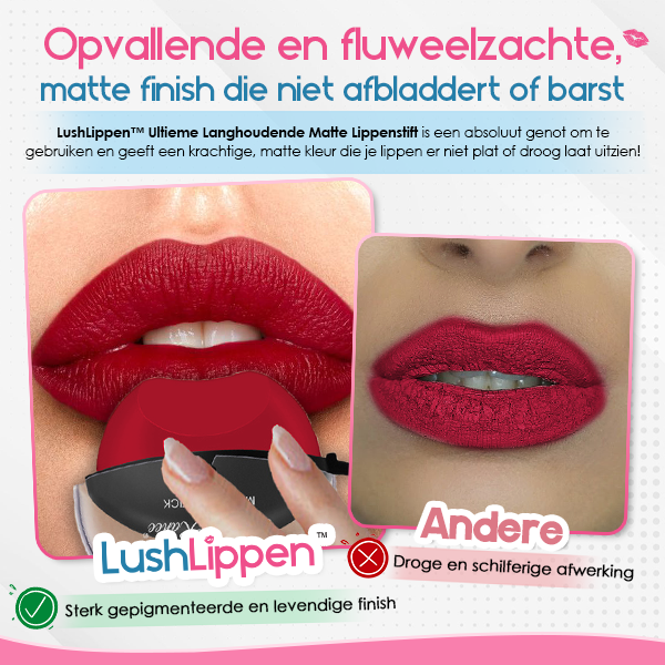 LushLippen™ Ultieme Langhoudende Matte Lippenstift