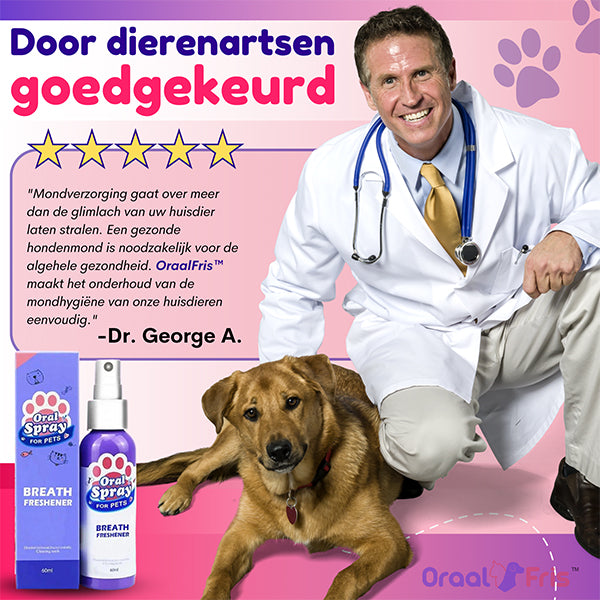 OraalFris™ #1 Tandheelkundige spray voor huisdieren
