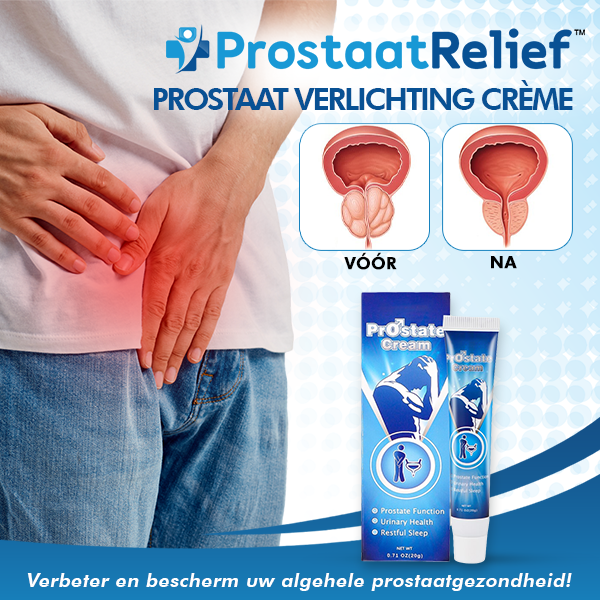 ProstaatRelief™ Prostaat Verlichting Crème
