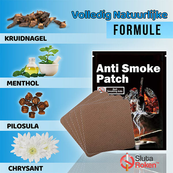 Ontvang 60 Pakketten StopRoken™ Anti-rook pleister met 70% Korting