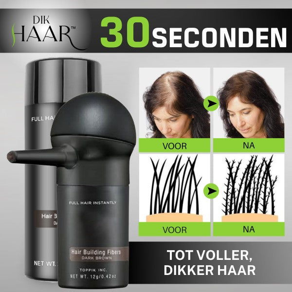 Krijg 3x Dikhaar™ Instant Haarverdikker voor 70% korting