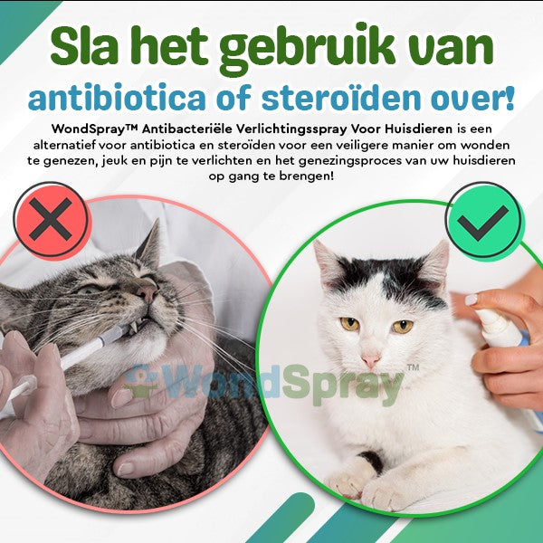 WondSpray™ Antibacteriële Verlichtingsspray Voor Huisdieren